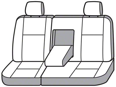 Covercraft Seat Saver Polycotton Custom Second Row Seat Cover; Taupe (07-10 Tahoe w/ 2nd Row Bench Seat)