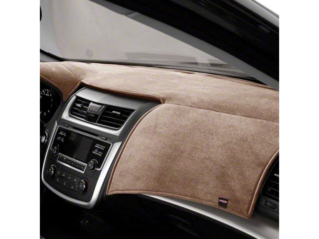 Covercraft VelourMat Custom Dash Cover; Taupe (15-22 Canyon w/o Forward Collision Alert or Center Dash Speaker)