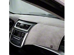 Covercraft VelourMat Custom Dash Cover; Grey (05-07 F-250 Super Duty)