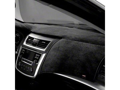 Covercraft VelourMat Custom Dash Cover; Black (20-24 Sierra 2500 HD w/o Forward Collision Alert or Heads Up Display)