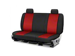 Covercraft Precision Fit Seat Covers Endura Custom Second Row Seat Cover; Red/Black (11-14 Yukon w/ Bench Seat)