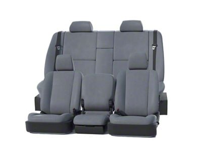 Covercraft Precision Fit Seat Covers Leatherette Custom Front Row Seat Covers; Medium Gray (07-14 Yukon w/ Bucket Seats)