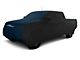 Coverking Satin Stretch Indoor Car Cover; Black/Dark Blue (21-24 F-150 SuperCrew w/ 5-1/2-Foot Bed & Non-Towing Mirrors)