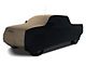 Coverking Satin Stretch Indoor Car Cover; Black/Sahara Tan (21-24 F-150 SuperCrew w/ 5-1/2-Foot Bed & Non-Towing Mirrors)