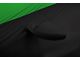 Coverking Satin Stretch Indoor Car Cover; Black/Synergy Green (21-24 F-150 SuperCrew w/ 5-1/2-Foot Bed & Non-Towing Mirrors)