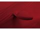 Coverking Satin Stretch Indoor Car Cover; Pure Red (21-24 F-150 SuperCrew w/ 5-1/2-Foot Bed & Non-Towing Mirrors)