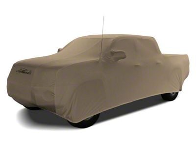 Coverking Satin Stretch Indoor Car Cover; Sahara Tan (09-14 F-150 SuperCab w/ Non-Towing Mirrors)