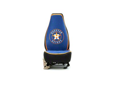 Coverking Universal Ultisuede Seat Cover with Houston Astros Logo (Universal; Some Adaptation May Be Required)