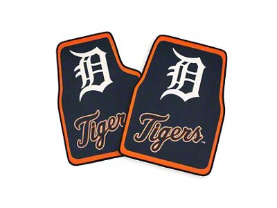 Coverking Printed Floor Mats with Detroit Tigers Logo (Universal; Some Adaptation May Be Required)