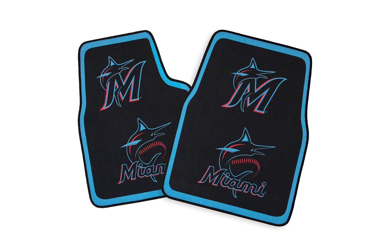 Coverking F 350 Super Duty Printed Floor Mats With Miami Marlins Logo H9yxgw Universal Some 2331