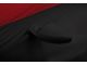 Coverking Satin Stretch Indoor Car Cover; Black/Pure Red (17-22 F-350 Super Duty SuperCrew w/ Towing Mirrors)