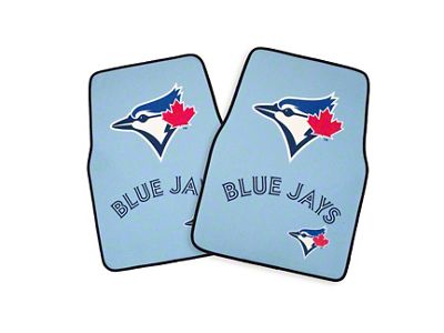 Coverking Printed Floor Mats with Toronto Blue Jays Logo (Universal; Some Adaptation May Be Required)