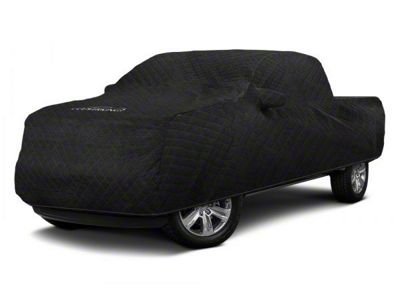 Coverking Moving Blanket Indoor Car Cover with Rear Roof Shark Fin Antenna Pocket; Black (19-24 RAM 2500 Crew Cab w/ 6.4-Foot Box)