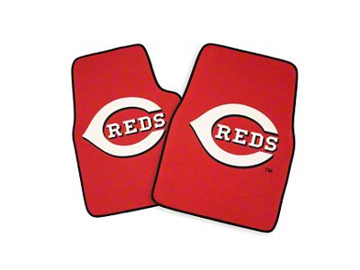 Coverking Printed Floor Mats with Cincinnati Reds Logo (Universal; Some Adaptation May Be Required)