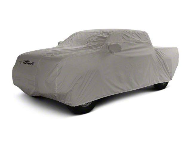 Coverking Autobody Armor Car Cover with Rear Roof Shark Fin Antenna Pocket; Gray (19-24 RAM 3500 Crew Cab w/ 6.4-Foot Box)