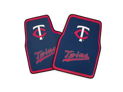 Coverking Printed Floor Mats with Minnesota Twins Logo (Universal; Some Adaptation May Be Required)