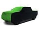 Coverking Satin Stretch Indoor Car Cover; Black/Synergy Green (07-13 Sierra 1500 Extended Cab w/ Non-Towing Mirrors)