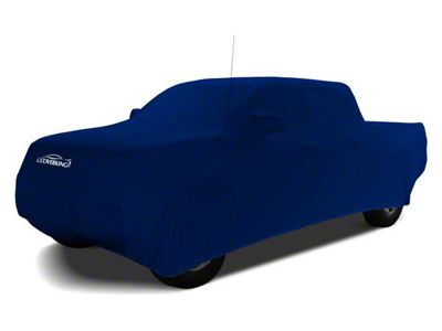 Coverking Satin Stretch Indoor Car Cover; Impact Blue (07-13 Sierra 1500 Crew Cab w/ Non-Towing Mirrors)