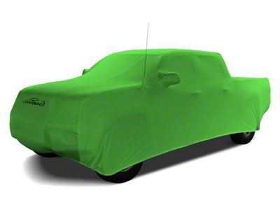 Coverking Satin Stretch Indoor Car Cover; Synergy Green (99-06 Sierra 1500 Regular Cab w/ Non-Towing Mirrors)