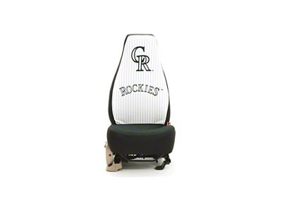 Coverking Universal Ultisuede Seat Cover with Colorado Rockies Logo (Universal; Some Adaptation May Be Required)