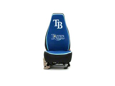 Coverking Universal Ultisuede Seat Cover with Tampa Bay Rays Logo (Universal; Some Adaptation May Be Required)