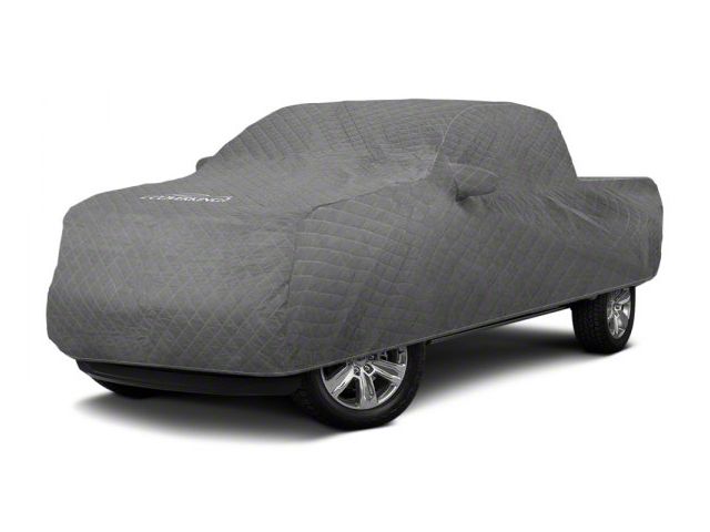 Coverking Moving Blanket Indoor Car Cover; Gray (19-24 Silverado 1500 Double Cab w/ Non-Towing Mirrors)