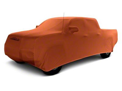 Coverking Satin Stretch Indoor Car Cover; Inferno Orange (04-06 Silverado 1500 Crew Cab w/ Non-Towing Mirrors)