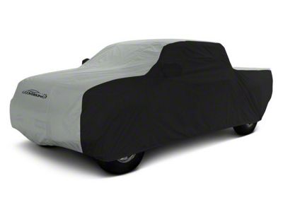Coverking Stormproof Car Cover; Black/Gray (19-24 Silverado 1500 Double Cab w/ Non-Towing Mirrors)