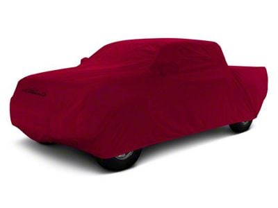 Coverking Stormproof Car Cover; Red (14-18 Silverado 1500 Double Cab w/ Non-Towing Mirrors)