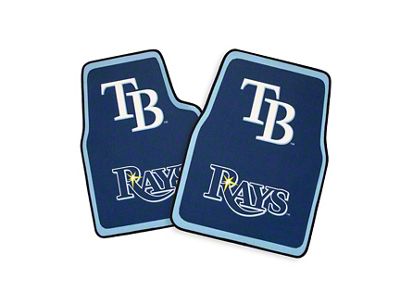 Coverking Printed Floor Mats with Tampa Bay Rays Logo (Universal; Some Adaptation May Be Required)