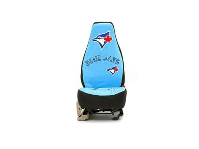 Coverking Universal Ultisuede Seat Cover with Toronto Blue Jays Logo (Universal; Some Adaptation May Be Required)