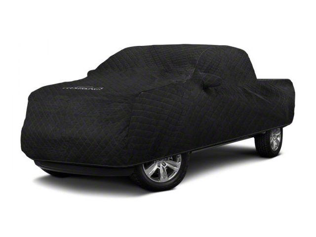 Coverking Moving Blanket Indoor Car Cover; Black (15-19 Silverado 3500 HD Double Cab)