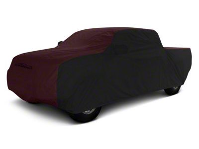 Coverking Stormproof Car Cover; Black/Wine (07-14 Silverado 3500 HD Crew Cab)