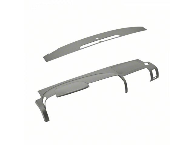 Dash Cover and Dash Vent Cover Kit; Light Gray (07-13 Silverado 1500 LS, LT)