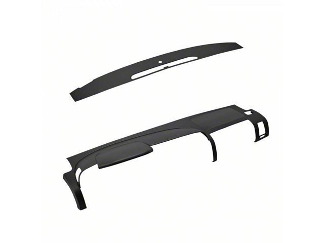 Dash Cover and Dash Vent Cover Kit; Dark Gray (07-13 Silverado 2500 HD LT)