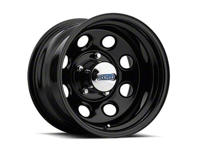 Cragar Soft 8 Steel Gloss Black 6-Lug Wheel; 17x8; 0mm Offset (24-25 Ranger)