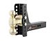 2-Inch Receiver Hitch 14,000 lb. Adjustable Channel Ball Mount with Dual Ball; 6-Inch Drop (Universal; Some Adaptation May Be Required)