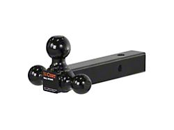 2-Inch Receiver Hitch Multi-Ball Mount; 0-Inch Drop (Universal; Some Adaptation May Be Required)