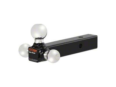 2-Inch Receiver Hitch Multi-Ball Mount; 0-Inch Drop (Universal; Some Adaptation May Be Required)