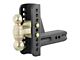 2.50-Inch Receiver Hitch 20,000 lb. Adjustable Channel Ball Mount with Dual Ball; 6-Inch Drop (Universal; Some Adaptation May Be Required)