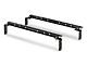 Universal 5th Wheel Base Rails; Gloss Black (Universal; Some Adaptation May Be Required)