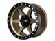 CXA Off Road Wheels CX2 SENTRY 6 Texture Bronze with Black Ring 6-Lug Wheel; 17x9; 0mm Offset (07-13 Sierra 1500)
