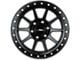 CXA Off Road Wheels CX4 SPRINT Full Matte Black 6-Lug Wheel; 17x9; 0mm Offset (07-13 Sierra 1500)