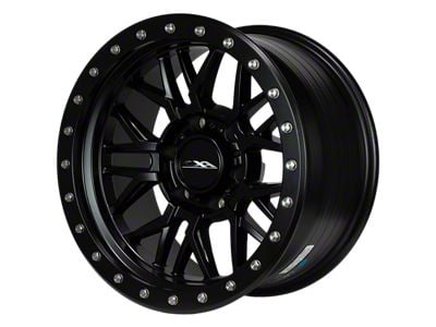 CXA Off Road Wheels CX1 MESH Full Matte Black 6-Lug Wheel; 17x9; 0mm Offset (07-13 Silverado 1500)