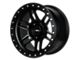 CXA Off Road Wheels CX5 VORTEX Full Matte Black 6-Lug Wheel; 17x9; 0mm Offset (07-13 Silverado 1500)