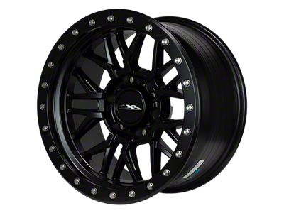 CXA Off Road Wheels TR1 MESH Full Matte Black 6-Lug Wheel; 17x9; -18mm Offset (07-13 Silverado 1500)