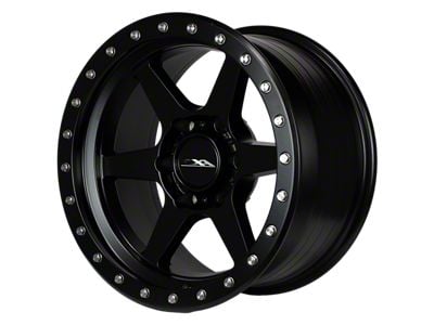 CXA Off Road Wheels CX2 SENTRY 6 Full Matte Black 6-Lug Wheel; 17x9; 0mm Offset (07-14 Yukon)