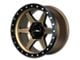 CXA Off Road Wheels CX2 SENTRY 6 Texture Bronze with Black Ring 6-Lug Wheel; 17x9; 0mm Offset (07-14 Yukon)