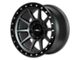 CXA Off Road Wheels TR4 SPRINT Anthracite with Black Ring 6-Lug Wheel; 17x9; -18mm Offset (14-18 Sierra 1500)
