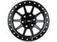 CXA Off Road Wheels TR4 SPRINT Full Matte Black 6-Lug Wheel; 17x9; -18mm Offset (14-18 Sierra 1500)